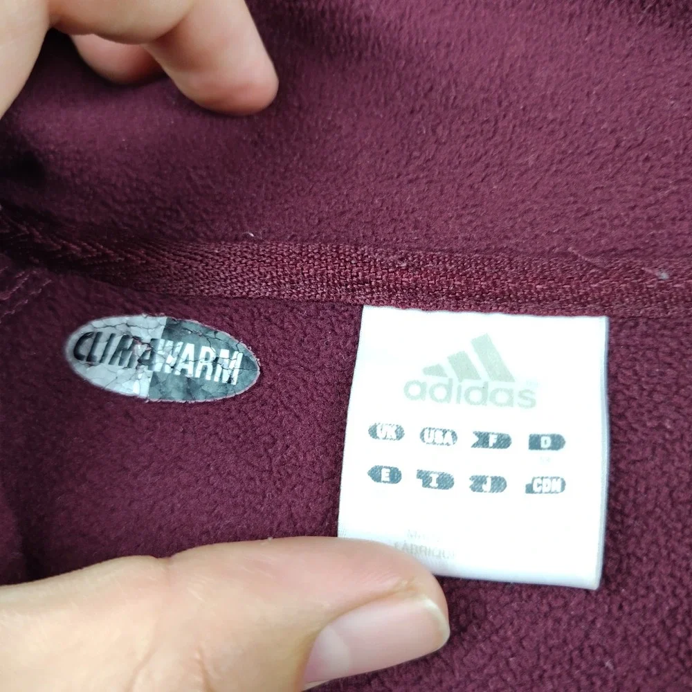 Adidas ClimaWarm Texas A&M Aggies Fleece Jacket Mens Medium Maroon Full Zip ATM